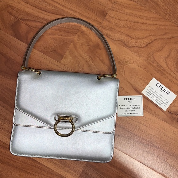 Authentic Vintage Celine Double Flap Handbag - Picture 1 of 14